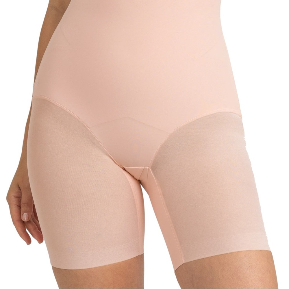 HONEYLOVE SuperPower Short Shapewear Rose Tan NEW Size Small Sculptwear